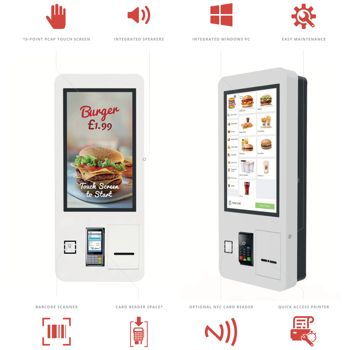 27 Inch PCAP Self Service Kiosk 15 27 Inch PCAP Self Service Kiosk 19